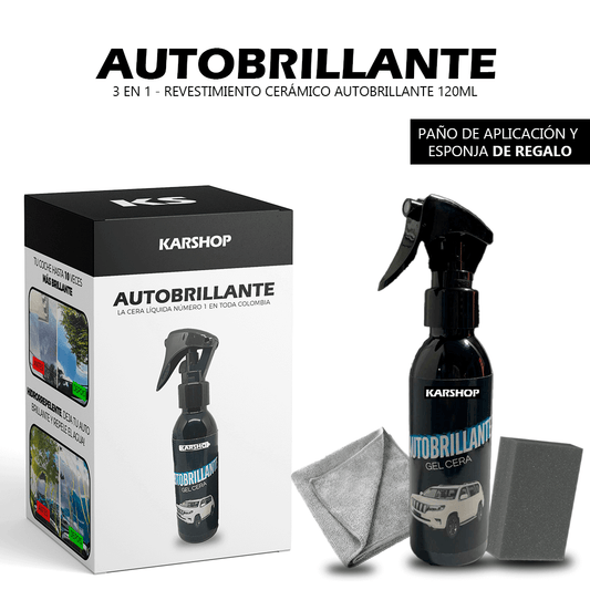 3 en 1 - Revestimiento Cerámico Autobrillante 120ML (OFERTA LIMITADA SOLO HOY🔥)